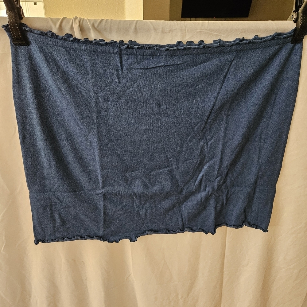 #134 PrettyLittleThing Blue Mini Skirt